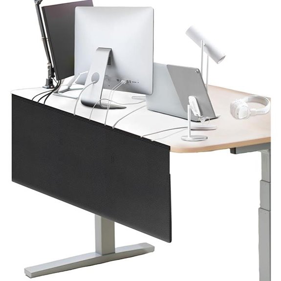 48 Under Desk Privacy Panel with Wire Pocket