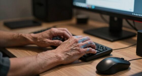 desk setup prevents numbness