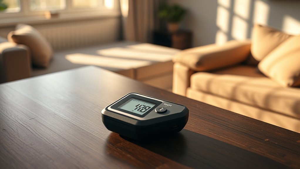 device brightness compared to surroundings