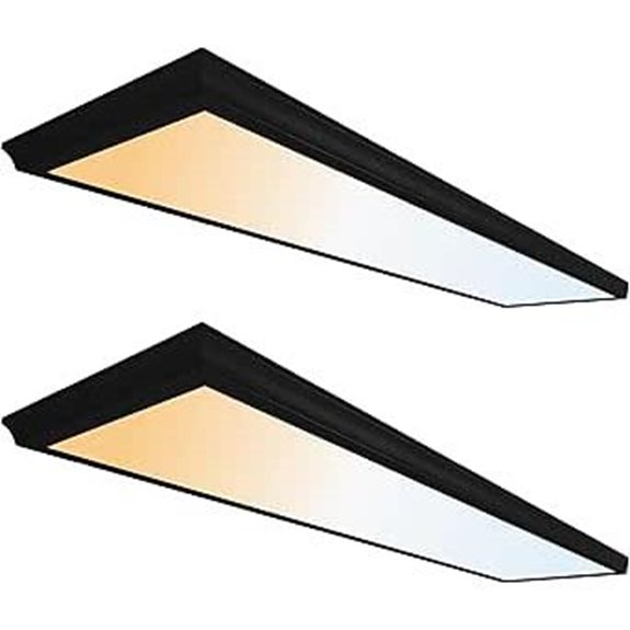 Ultralux 1x4 ft CCT Dimmable LED Light Panel (2 Pack)