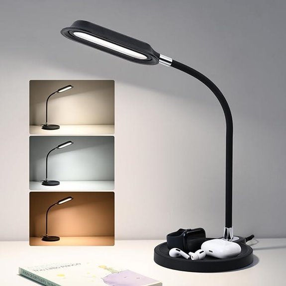 dimmable touch desk lamp