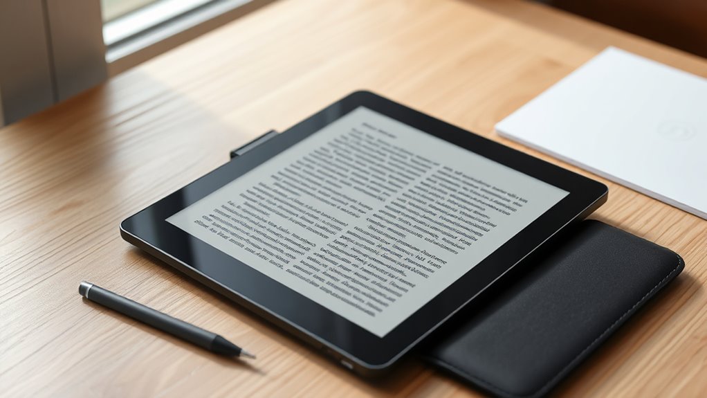 display writing battery comfort