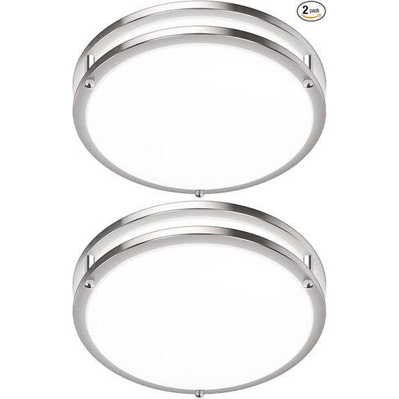 2-Pack 36W Dimmable LED Ceiling Lights 12-inch
