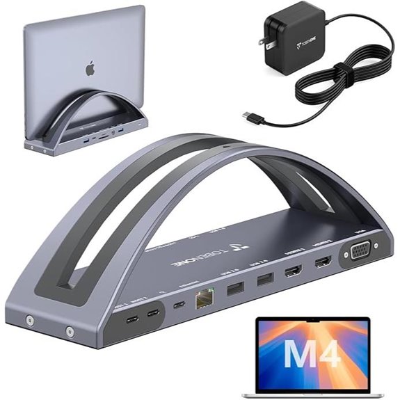 dual 4k macbook dock