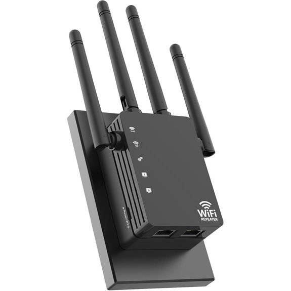 WiFi Extender with 4 Antennas Dual Band 1200Mbps