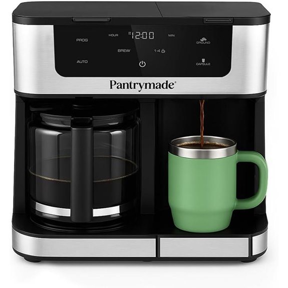 Deluxe 12-Cup Coffee Maker & Single Serve Brewer