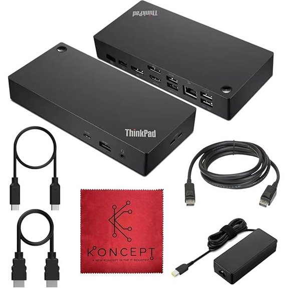 Thinkpad Dual Monitor Dock with 4K Support
