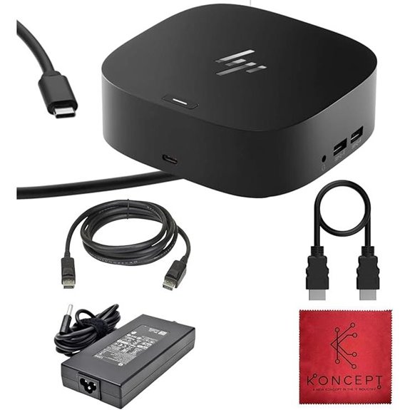 HP Dual Monitor Docking Station with Charging