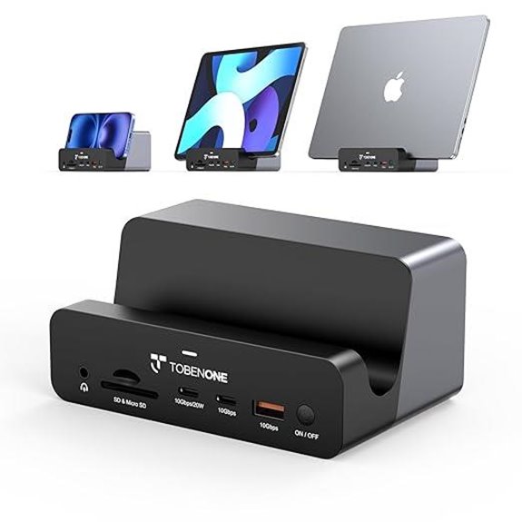 dual monitor macbook dock
