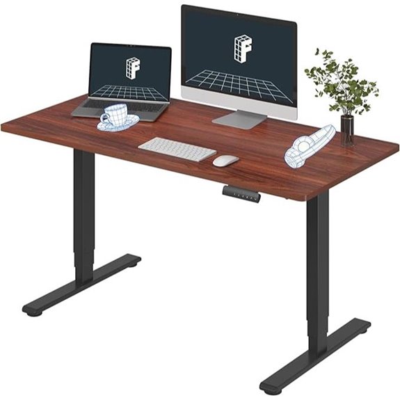 FLEXISPOT E6 Dual Motor Standing Desk 55x28