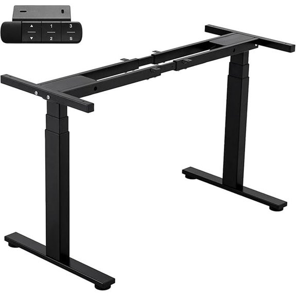 TOPSKY Dual Motor Adjustable Standing Desk Frame