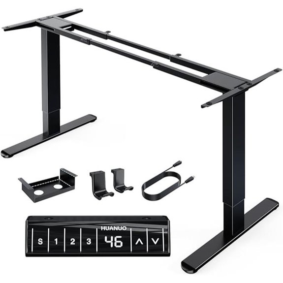 HUANUO Electric Standing Desk Frame Dual Motor Adjustable
