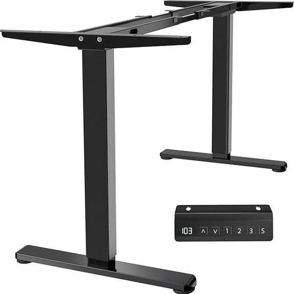 VIVO Dual Motor Electric Sit-Stand Desk Frame