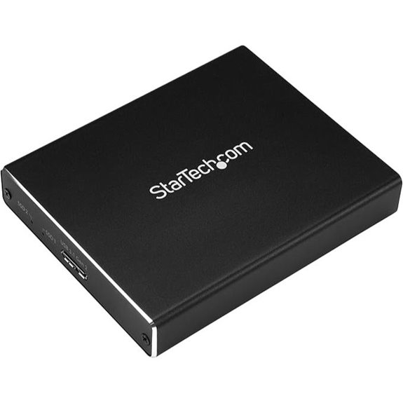 StarTech Dual-Slot M.2 SATA SSD Enclosure