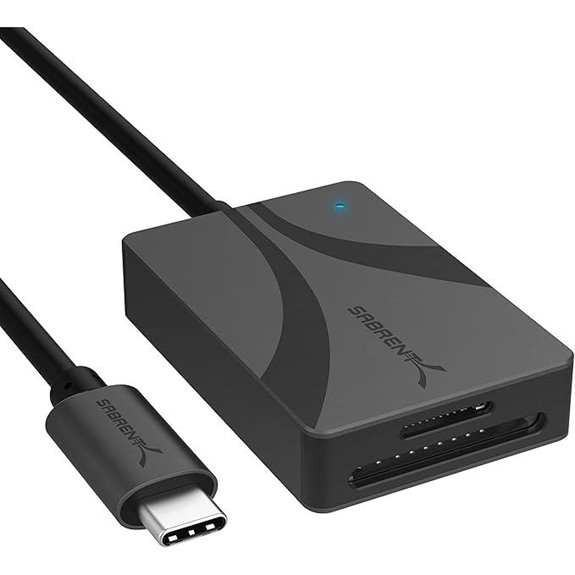 Sabrent USB-C Card Reader with Dual Slots