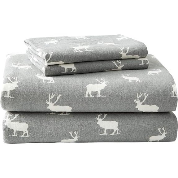 Eddie Bauer Flannel Sheets Queen Size with Pillowcases