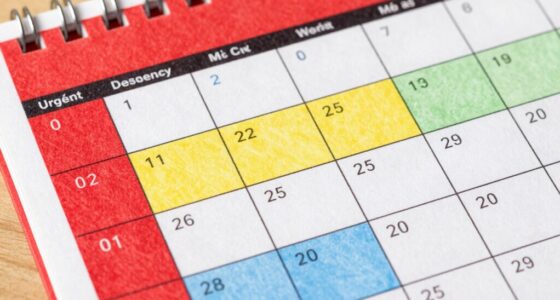 effective calendar color system
