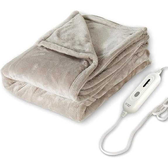 Tefici Electric Heated Blanket Throw 50”x60