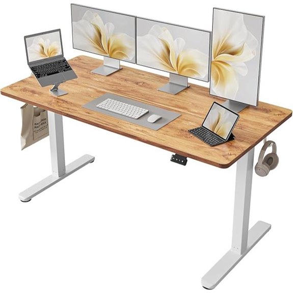 Cubiker Adjustable Height Electric Sit-Stand Desk
