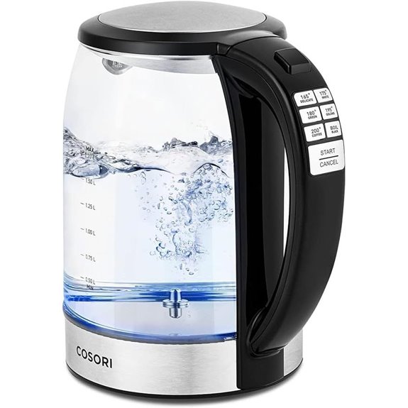 COSORI Electric Kettle with Presets & Safety Features