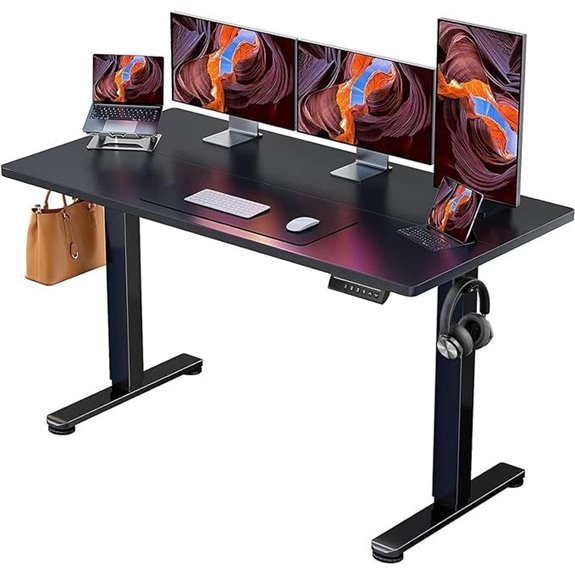 ErGear Adjustable Electric Sit-Stand Desk 55x28