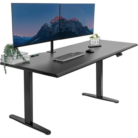 Mount-It! 72 Electric Sit-Stand Desk with Presets