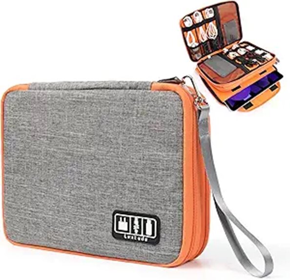 Luxtude Travel Cable Organizer Bag for Electronics