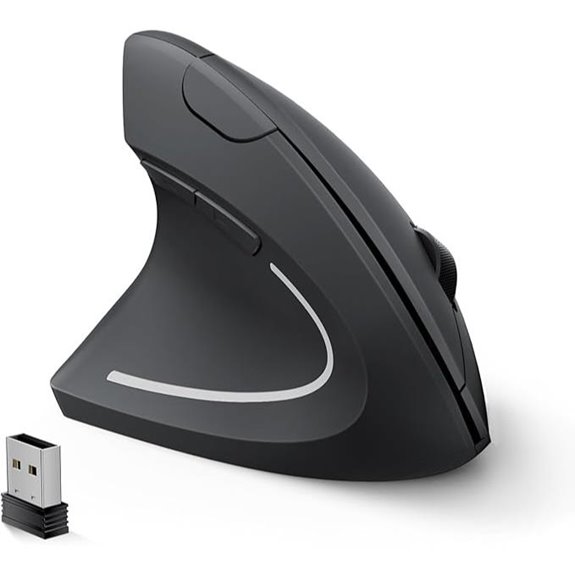 Lekvey Left-Handed Ergonomic Wireless Mouse