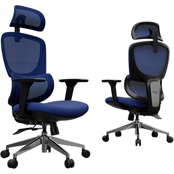 Ergonomic Office Chair with Lumbar Support and Recline