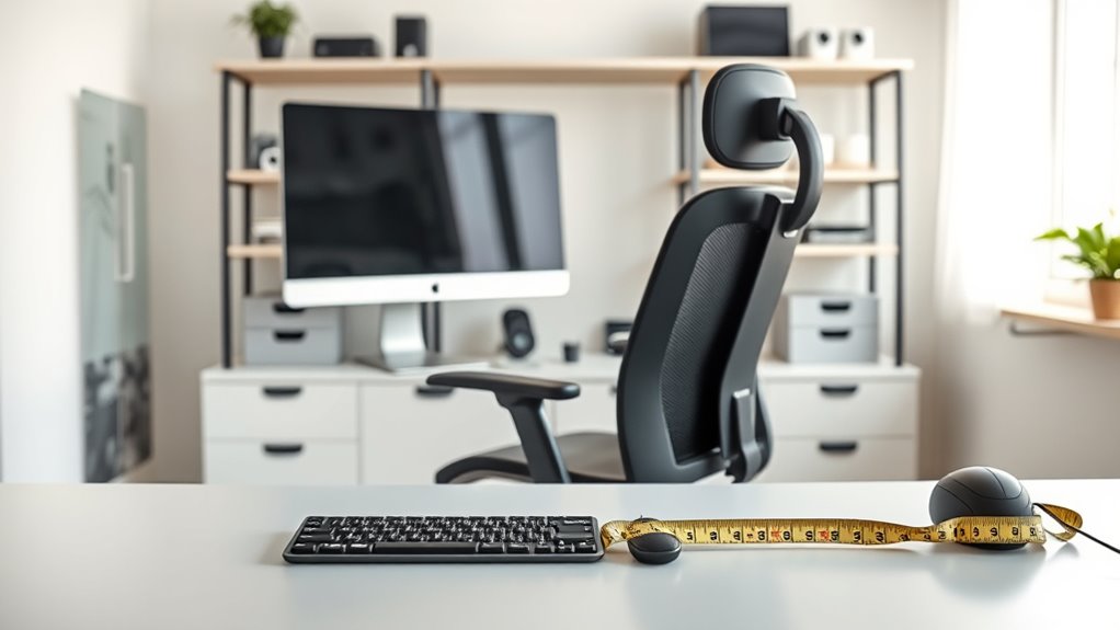 establish ergonomic setup baseline