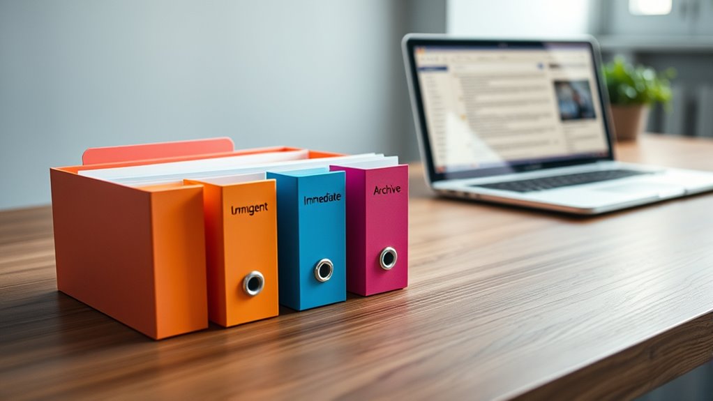 establish routine for email