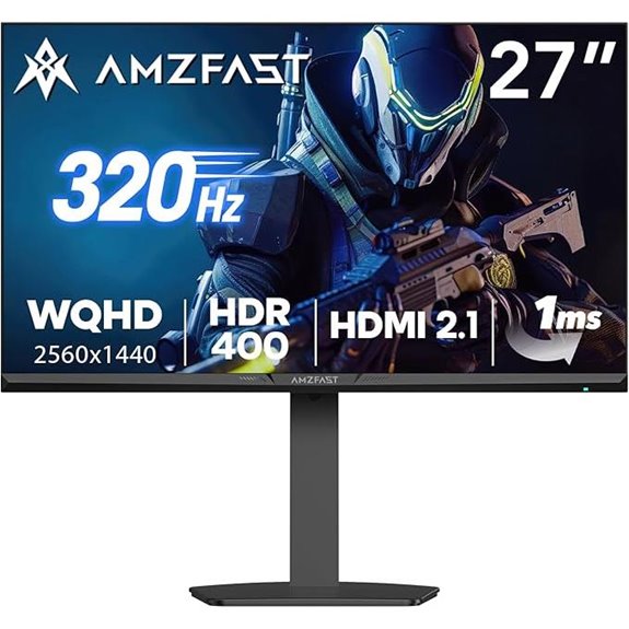Amzfast 27 Gaming Monitor 320Hz 1440p G-SYNC