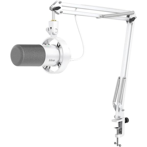FIFINE Studio Microphone Kit with Boom Arm