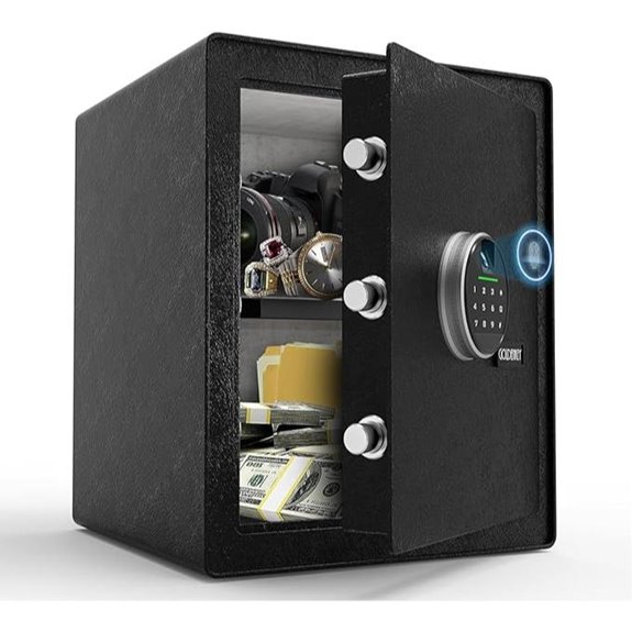 Biometric Safe with Fingerprint & Code Lock