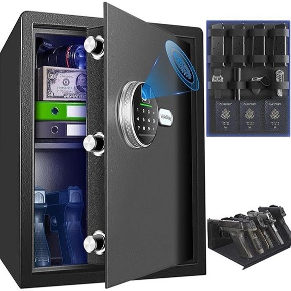 Biometric Home Safe with Fingerprint Lock 1.7 Cu Ft