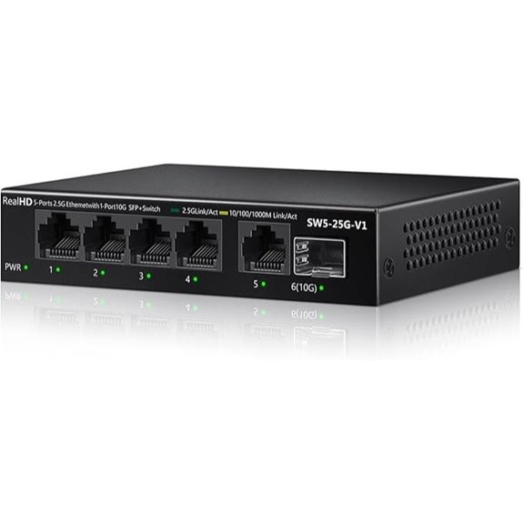 5-Port 2.5Gb Unmanaged Network Switch