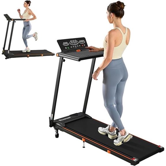 3-in-1 Folding Under Desk Treadmill with Remote