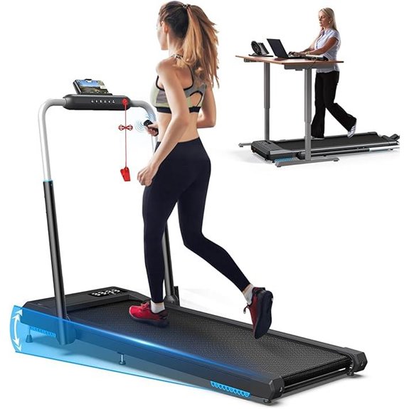 WELLFIT 3-in-1 Folding Treadmill with Incline