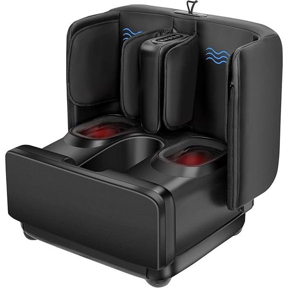 COMFIER 2-in-1 Foot and Calf Massager with Heat