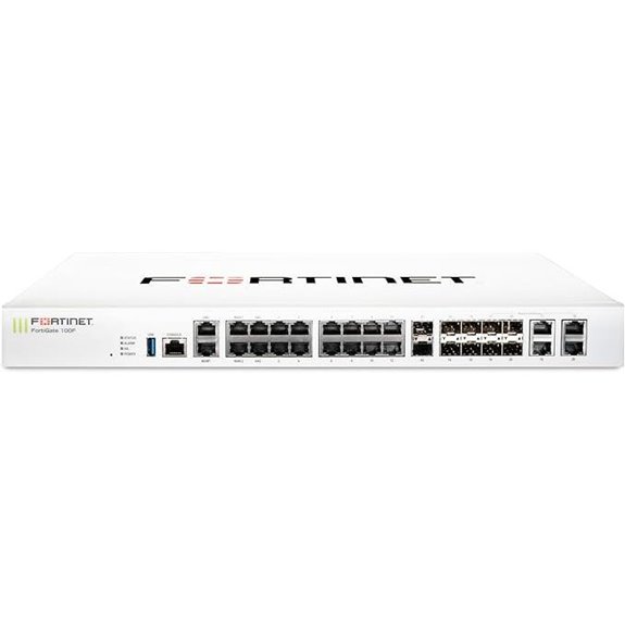 FortiGate-100F Firewall Appliance with 22 Ethernet Ports