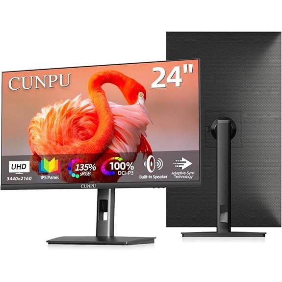 24-Inch 4K IPS Monitor with HDR10 & Built-in Speakers