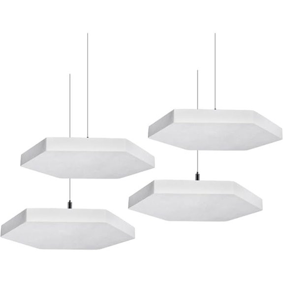 TroyStudio Acoustic Ceiling Panels (4 pcs)