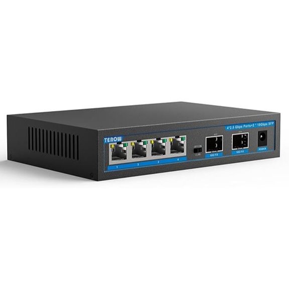 4-Port 2.5G Ethernet Switch with 10G Uplink