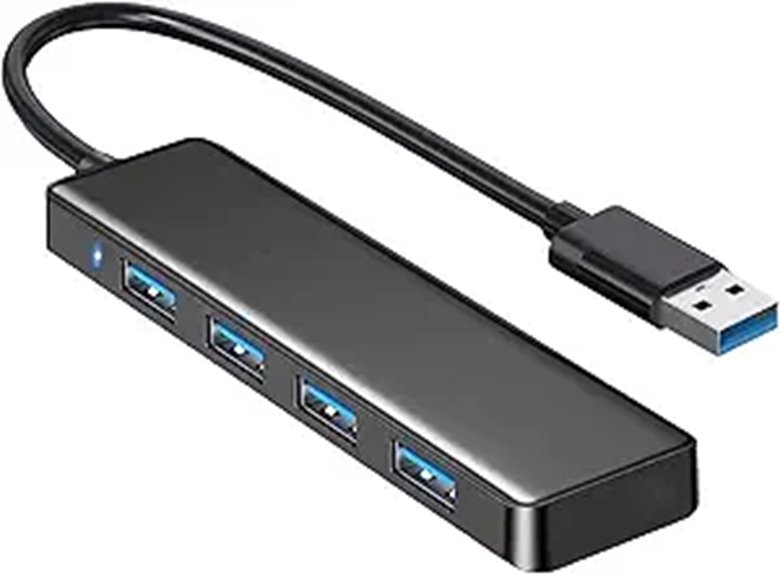 VIENON 4-Port USB 3.0 Hub & Splitter