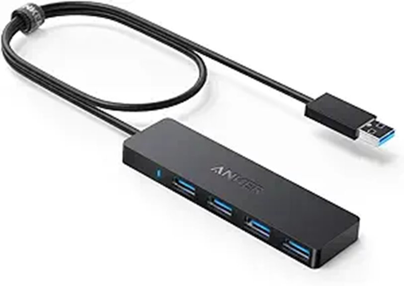 Anker 4-Port USB 3.0 Hub with Extender