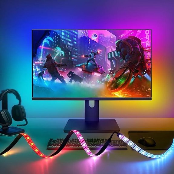 LED Monitor Backlight for Gaming and Movies
