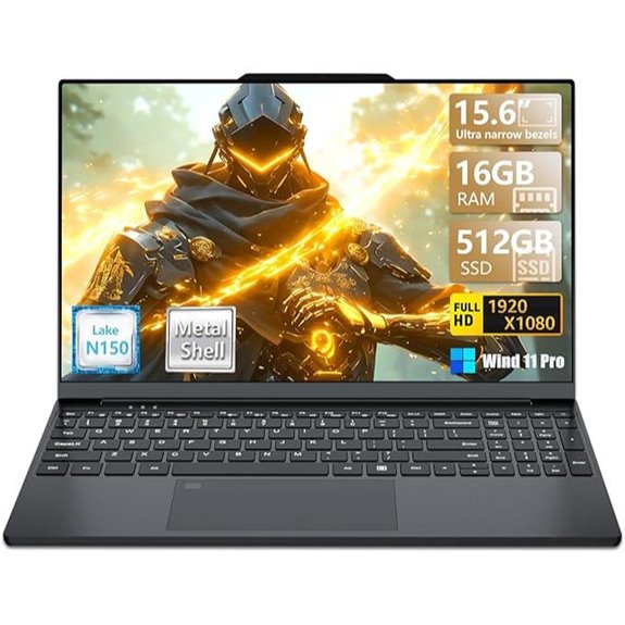 Gaming Laptop 15.6 N150 16GB RAM SSD Win 11 Pro