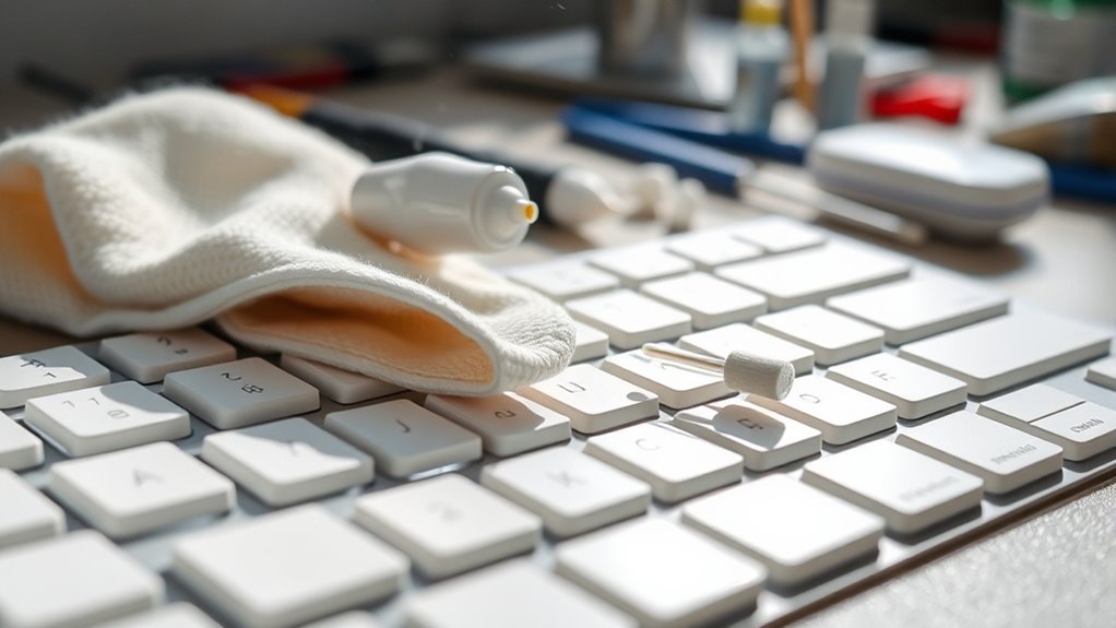 gather cleaning supplies beforehand