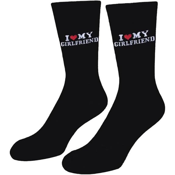 Love My Girlfriend Socks - Christmas & Anniversary Gift