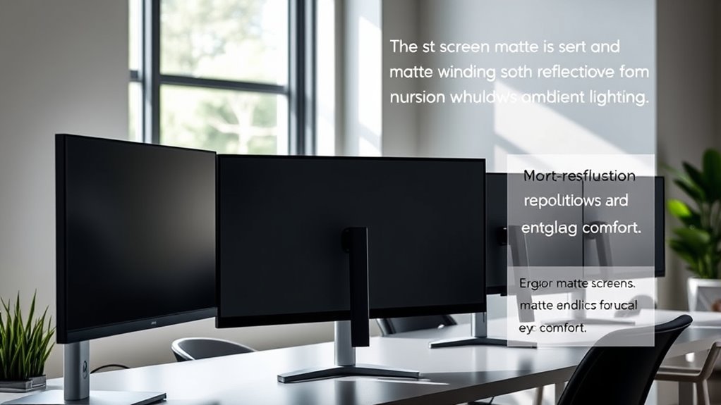 glare reduction and durability